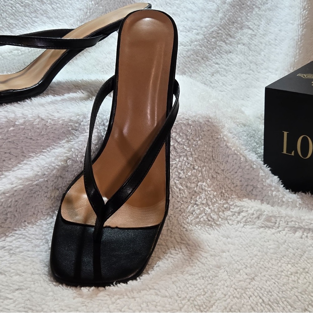 Elegant Black Strappy Heels for Women